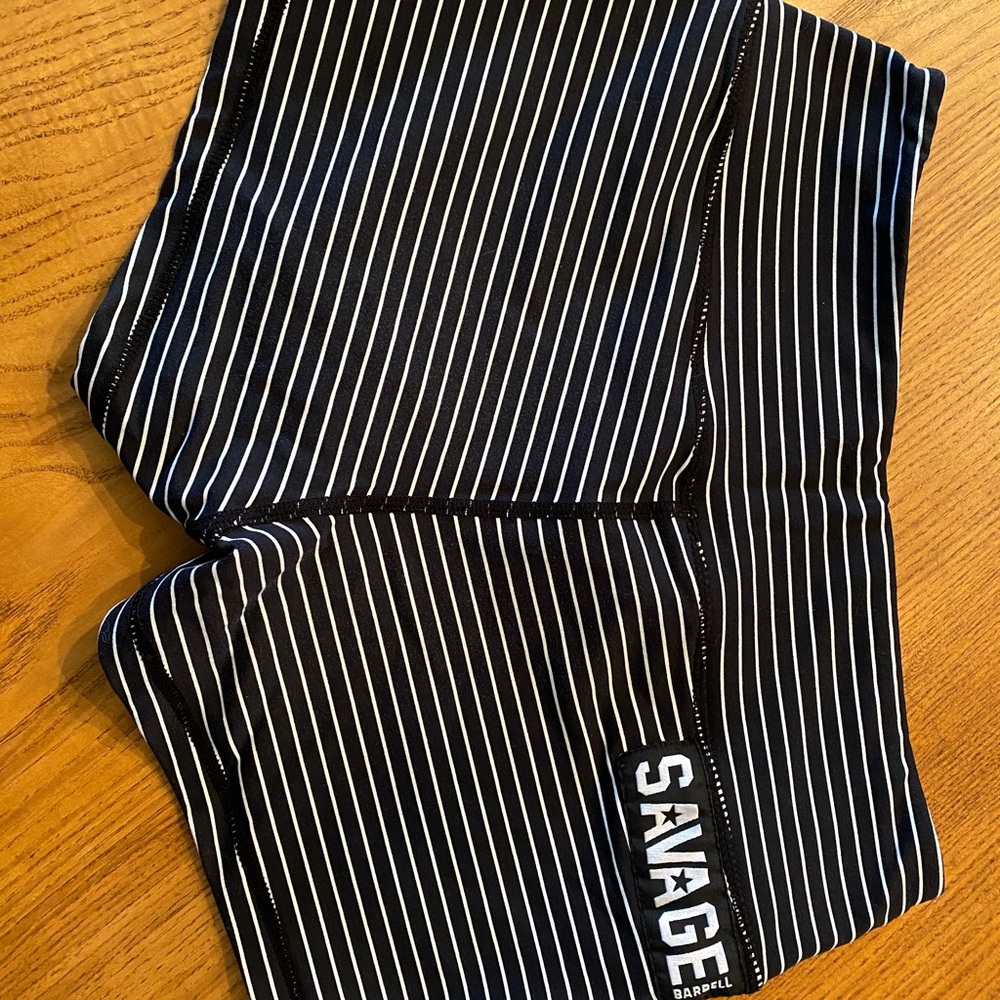 Savage Barbell Booty Shorts - Jailhouse